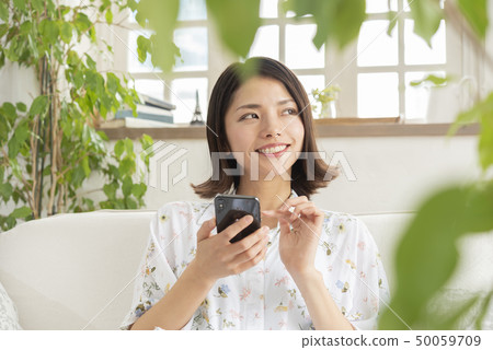 Young Woman Lifestyle Relax Relax Tea Time Young Woman Lifestyle Relax Relax Tea Time 50059709