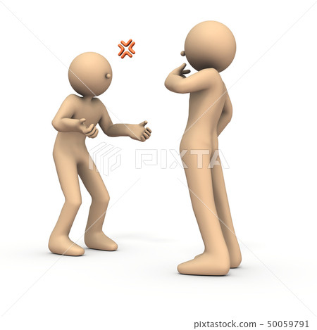 A character who disputes an annoyed opponent 50059791