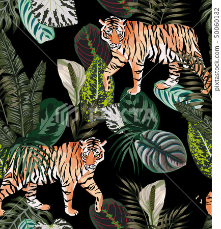 tiger dark jungle pattern tiger dark jungle pattern 50060182
