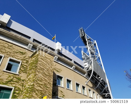 Koshien Stadium and blue sky 50061519