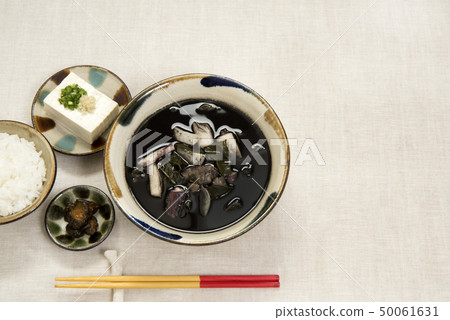 Squid ink soup set meal 50061631