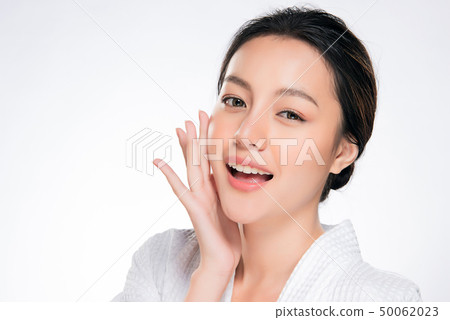 Beautiful Young asian Woman with Clean Fresh Skin 50062023