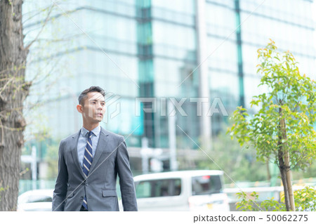 Businessman outdoors 50062275