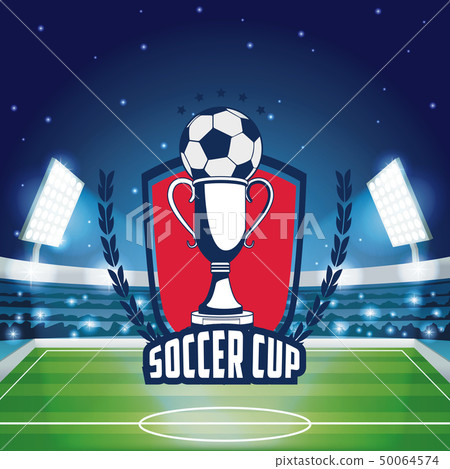 Soccer cup emblem Soccer cup emblem 50064574