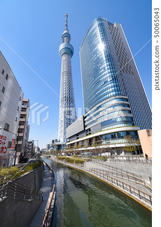 Sky tree and buildings Sky tree and buildings 50065043