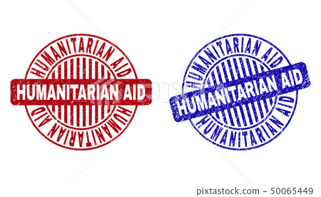 Grunge HUMANITARIAN AID Textured Round Watermarks Grunge HUMANITARIAN AID Textured Round Watermarks 50065449