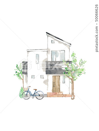 家，符號樹，自行車 50066626
