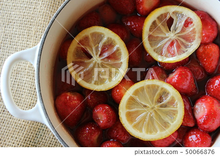 Strawberry jam making Strawberry jam making 50066876
