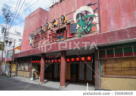 Old cinema stage shooting set Old cinema stage shooting set 50069609