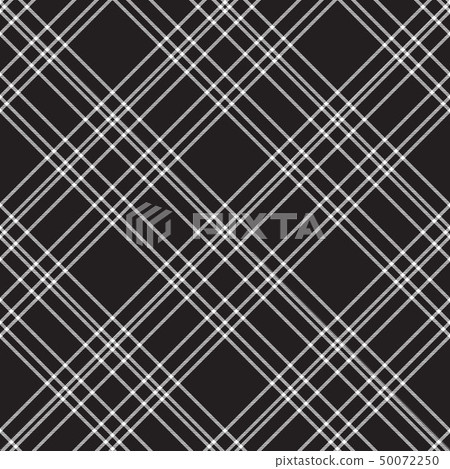 Black check diagonal seamless pattern 50072250