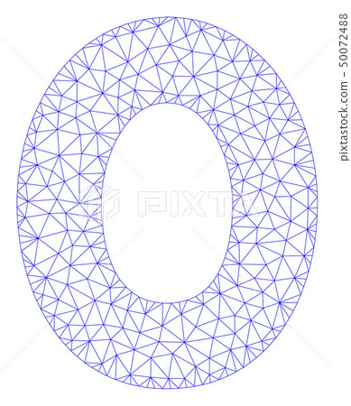 0 Digit Polygonal Frame Vector Mesh Illustration 0 Digit Polygonal Frame Vector Mesh Illustration 50072488