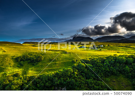 Old Man Storr On Isle Of Skye In Scotland Old Man Storr On Isle Of Skye In Scotland 50074090