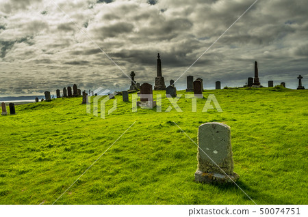 Old Graveyard On Isle Of Skye In Scotland Old Graveyard On Isle Of Skye In Scotland 50074751