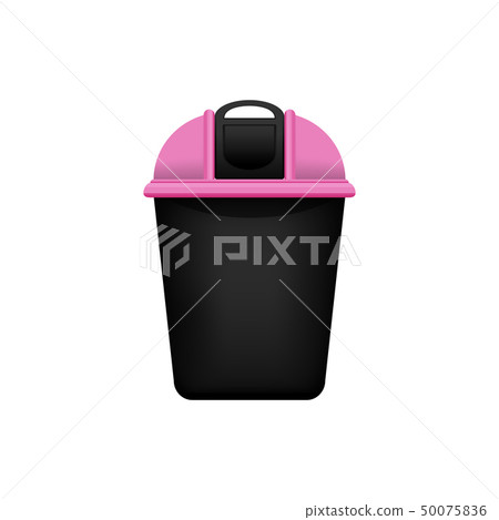 Bin, Recycle plastic pink small bin for waste 50075836