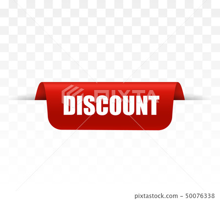 Discount tag or label. Vector sign 50076338