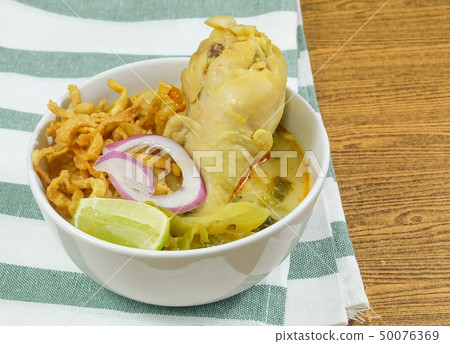 Thai Northern Curried and Coconut Milk Noodle Soup 50076369