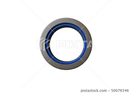 Oil seal isolated on white 50076546