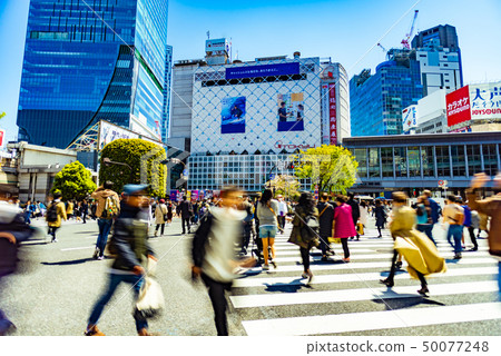 Shibuya scramble intersection Shibuya scramble intersection 50077248