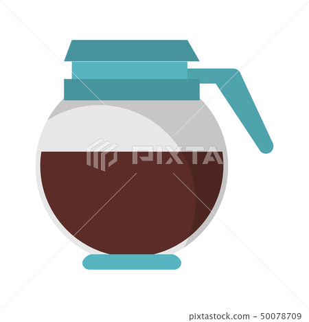 Coffee pot full hot drink isolated Coffee pot full hot drink isolated 50078709