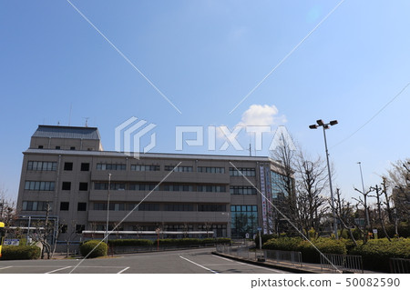 南區政府,Sak市的春天的風景 南區政府,Sak市的春天的風景 50082590