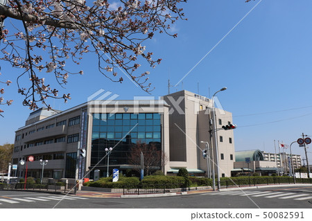 南區政府,Sak市的春天的風景 南區政府,Sak市的春天的風景 50082591