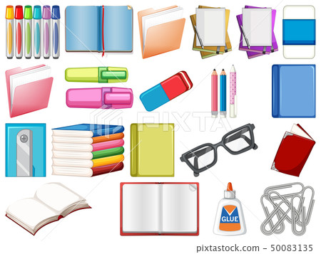 Set of stationery and books Set of stationery and books 50083135