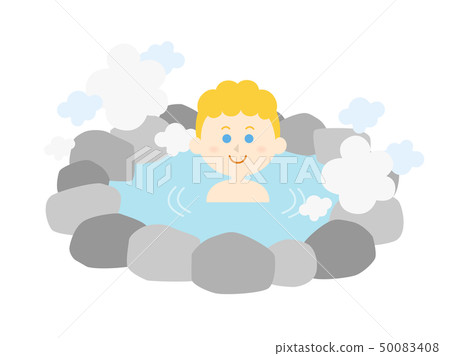 Hot spring - Stock Illustration [50083408] - PIXTA