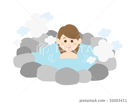 Hot spring - Stock Illustration [50083411] - PIXTA