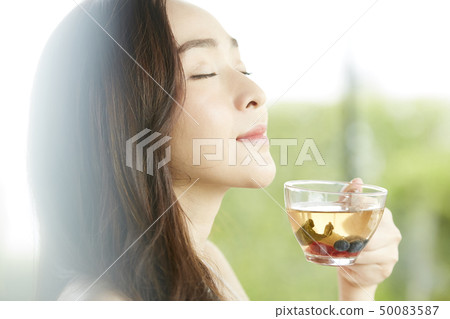Female tea time Female tea time 50083587