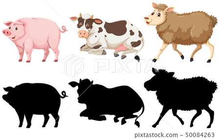 Set of farm animals 50084263