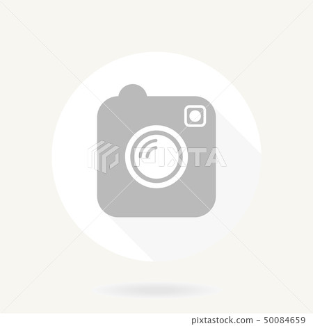 Camera Vector Icon With Flat Design - Stock Illustration [50084659] - PIXTA