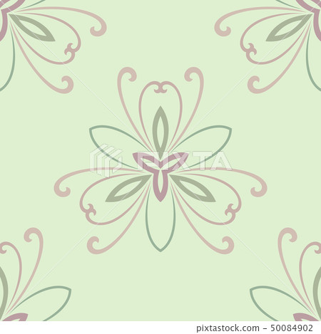 Floral Seamless Vector Pattern 50084902