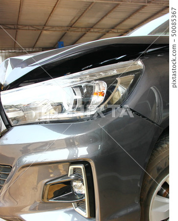 damage car accident on road damage car accident on road 50085367