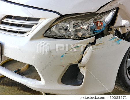 damage car accident on road damage car accident on road 50085371