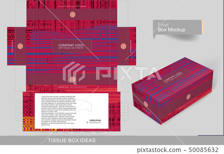 Tissue box template concept series 50085632