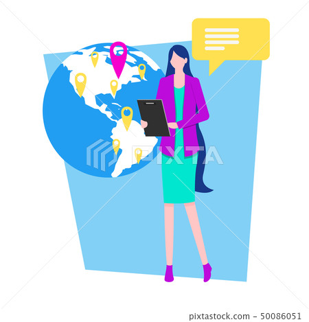 Television Reporter Weather Forecast Newsreader Television Reporter Weather Forecast Newsreader 50086051