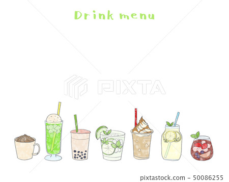 飲料菜單框架白色 50086255