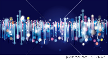 Network Virtual Reality Abstract Design 50086324