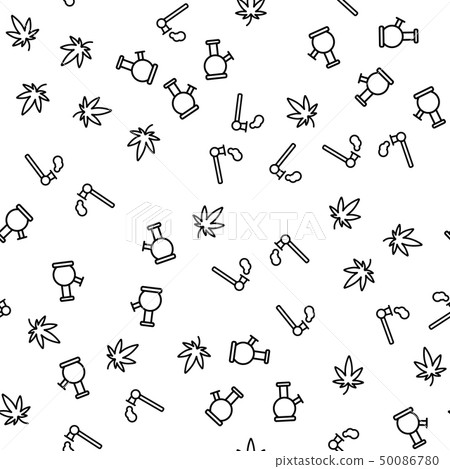 Legal Leaf Marijuana Legalize Seamless Pattern 50086780