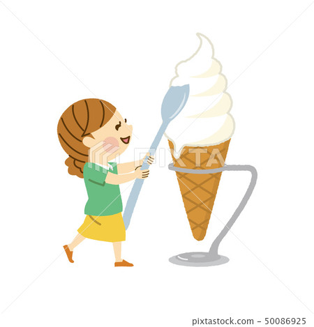 Soft cream woman 50086925
