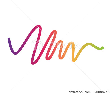 Sound waves vector illustration Sound waves vector illustration 50088743