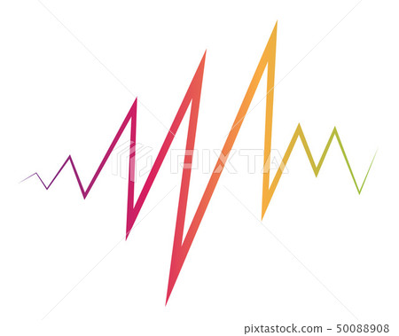 Sound waves vector illustration 50088908