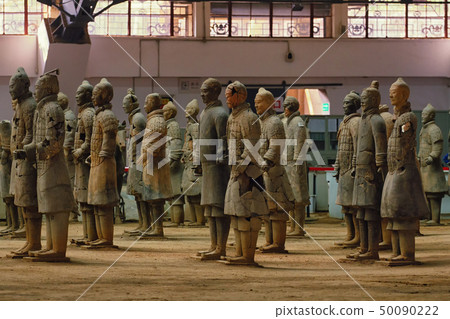 The terracotta warriors of eternal army of Qin Shi The terracotta warriors of eternal army of Qin Shi 50090222