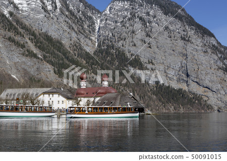 Famous lake Koenigssee in Bavaria Famous lake Koenigssee in Bavaria 50091015