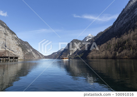 Famous lake Koenigssee in Bavaria Famous lake Koenigssee in Bavaria 50091016