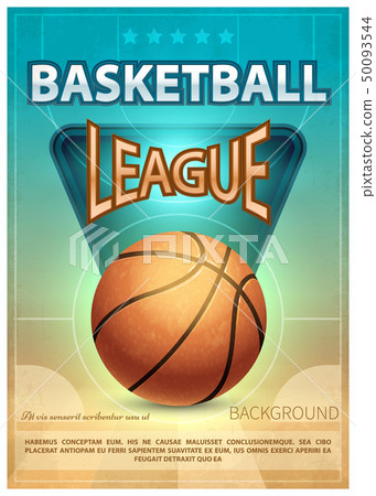 Basketball tournament sports vector poster Basketball tournament sports vector poster 50093544