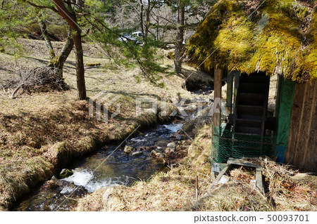 The watermill I saw on the way back to Mt. The watermill I saw on the way back to Mt. 50093701