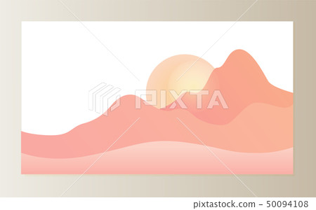 Ground and Sky with Clouds, Mountains Hills Set Ground and Sky with Clouds, Mountains Hills Set 50094108