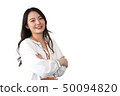 A smiling woman 50094820