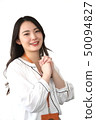 A smiling woman 50094827